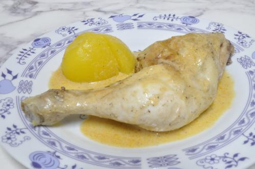 Kuře ve voňavé omáčce po Mikulovsku – Snadné recept z Česko kuchyně, hotový za 30 - 45 minut